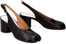 Load image into Gallery viewer, Tabi leather slingback pumps