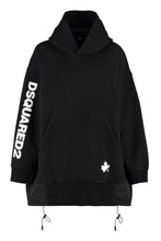 Load image into Gallery viewer, Logo print hoodie dress