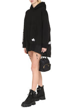 Load image into Gallery viewer, Logo print hoodie dress