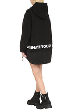 Load image into Gallery viewer, Logo print hoodie dress