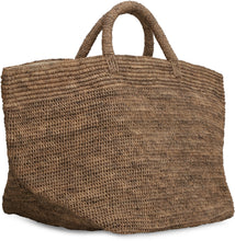 Load image into Gallery viewer, Vanilla raffia tote bag