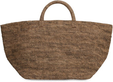 Load image into Gallery viewer, Vanilla raffia tote bag