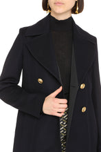 Load image into Gallery viewer, Double-breasted wool and cashmere coat