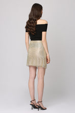 Load image into Gallery viewer, Rhinestone mini-skirt
