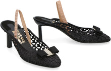 Load image into Gallery viewer, Flavia fabric slingback pumps
