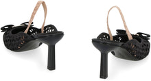 Load image into Gallery viewer, Flavia fabric slingback pumps
