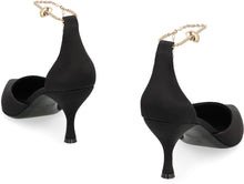 Load image into Gallery viewer, Dana Satin slingback pumps
