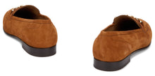 Load image into Gallery viewer, Moccasin decoration Gancini in suede leather
