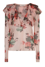 Load image into Gallery viewer, Printed frill blouse
