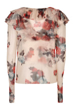 Load image into Gallery viewer, Printed frill blouse
