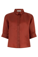Load image into Gallery viewer, Silk short-sleeved shirt
