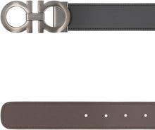 Load image into Gallery viewer, Reversible leather belt
