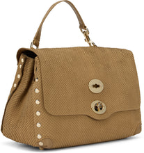 Load image into Gallery viewer, Small hand postal bag in leather
