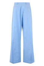 Load image into Gallery viewer, Straight trousers with decorative crystals
