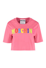 Load image into Gallery viewer, Cotton crew-neck T-shirt
