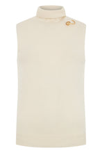 Load image into Gallery viewer, Sleeveless high collar sweater
