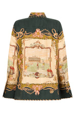 Load image into Gallery viewer, Silk shirt with print
