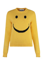 Load image into Gallery viewer, Smiley® - Cotton blend crew-neck sweater
