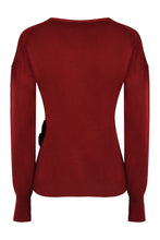 Load image into Gallery viewer, Wool V-neck sweater
