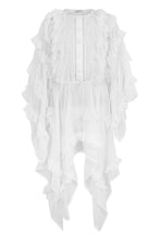 Load image into Gallery viewer, Dress in georgette with ruffles and layers
