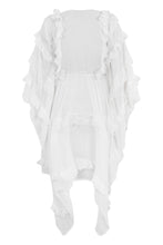 Load image into Gallery viewer, Dress in georgette with ruffles and layers
