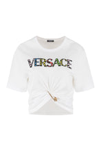 Load image into Gallery viewer, Logo detail cropped t-shirt
