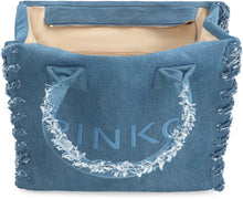 Load image into Gallery viewer, Beach Shopper denim bag
