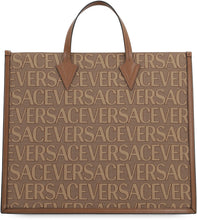 Load image into Gallery viewer, Canvas and leather shopping bag
