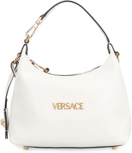 Load image into Gallery viewer, Versace Tag hobo bag in leather with embossed logo
