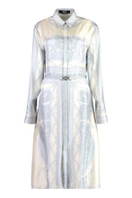 Load image into Gallery viewer, Printed silk shirtdress
