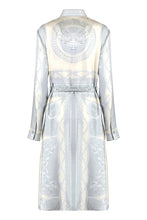 Load image into Gallery viewer, Printed silk shirtdress
