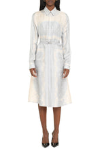 Load image into Gallery viewer, Printed silk shirtdress
