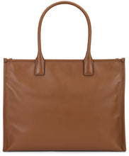 Load image into Gallery viewer, Leather tote bag with Medusa plate

