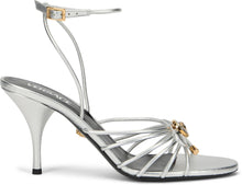 Load image into Gallery viewer, Opera Bow metallic sandals
