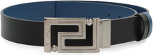 Load image into Gallery viewer, Greek reversible leather belt
