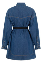 Load image into Gallery viewer, Denim dress with buttons
