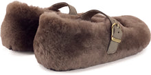 Load image into Gallery viewer, Ballerina in shearling with strap
