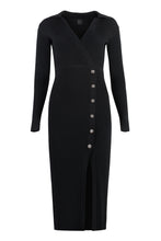 Load image into Gallery viewer, Limpidezza ribbed knit midi dress
