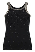 Load image into Gallery viewer, Top sleeveless with rhinestones
