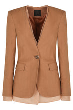 Load image into Gallery viewer, Single-breasted one button jacket
