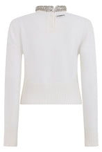 Load image into Gallery viewer, Sweater with high collar embellished

