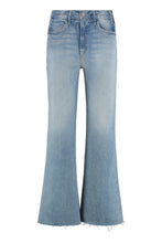 Load image into Gallery viewer, High-rise straight leg jeans

