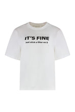 Load image into Gallery viewer, Crew neck t-shirt in cotton
