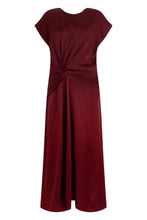 Load image into Gallery viewer, Midi dress Aria with draping
