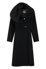 Load image into Gallery viewer, Long coat with asymmetric buttoning
