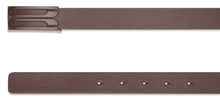 Load image into Gallery viewer, Leather belt with buckle
