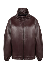 Load image into Gallery viewer, Bomber leather jacket
