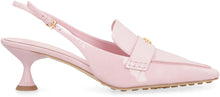 Load image into Gallery viewer, Delicate leather pointy-toe slingbacks
