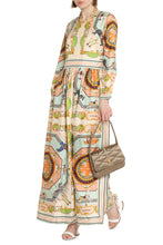 Load image into Gallery viewer, Printed silk maxi dress
