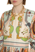 Load image into Gallery viewer, Printed silk maxi dress
